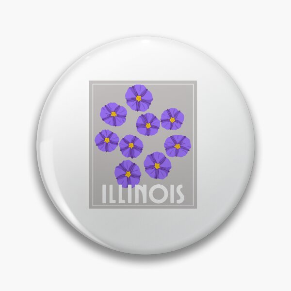 Artikelvorschau, Illinois State Flower Violet Klassisches T-Shirt Aufkleber entworfen und verkauft von ThinkNature!.