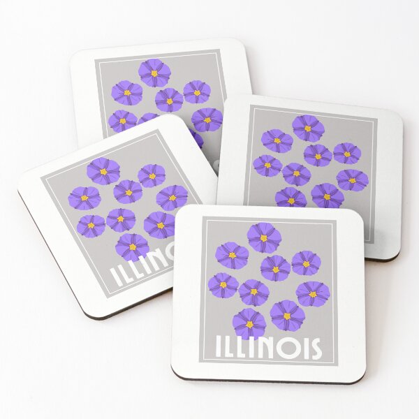 Artikelvorschau, Illinois State Flower Violet Klassisches T-Shirt Aufkleber entworfen und verkauft von ThinkNature!.