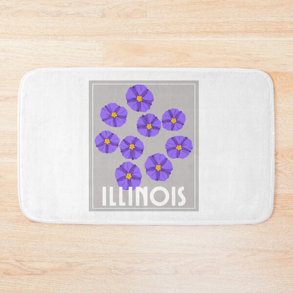 Artikelvorschau, Illinois State Flower Violet Klassisches T-Shirt Aufkleber entworfen und verkauft von ThinkNature!.