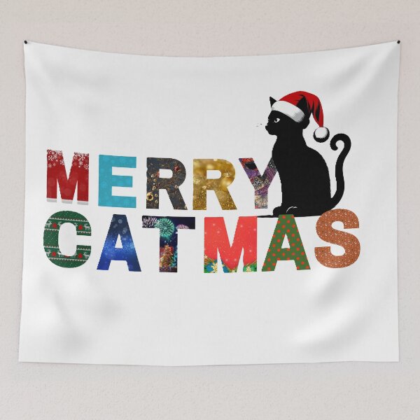 Artikelvorschau, Frohe Weihnachten. Frohe Katzenweihnachten entworfen und verkauft von ShimaiStore.