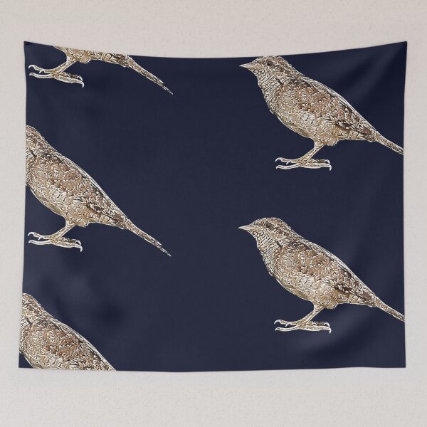 Item preview, Eurasian Wryneck White Alternate Design  designed and sold by designsasstultd.