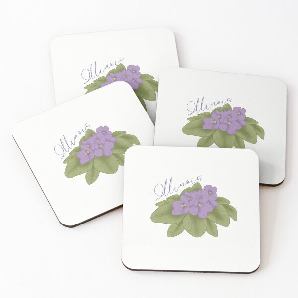 Artikelvorschau, Illinois State Flower Violet Klassisches T-Shirt Aufkleber entworfen und verkauft von ThinkNature!.
