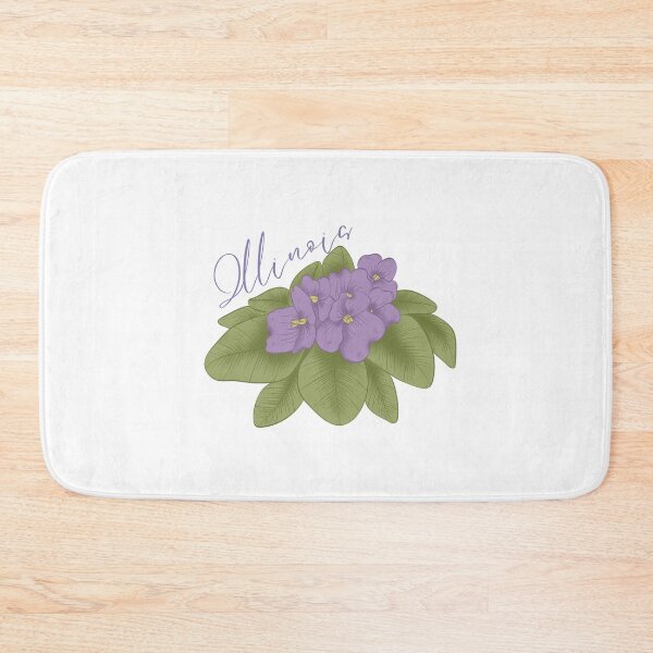 Artikelvorschau, Illinois State Flower Violet Klassisches T-Shirt Aufkleber entworfen und verkauft von ThinkNature!.