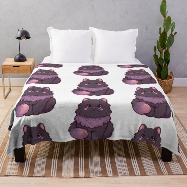 Item preview, Black fluffy cat chibi designed and sold by ColorfulMouse.