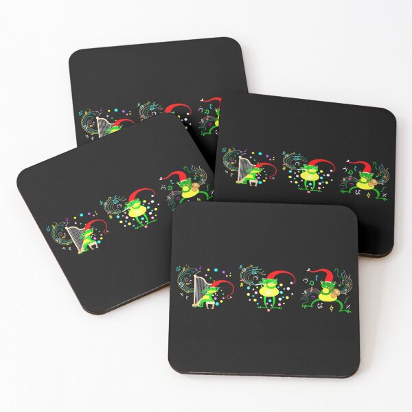 Item preview, Happy Christmas frogs  designed and sold by Shirley cute art .
