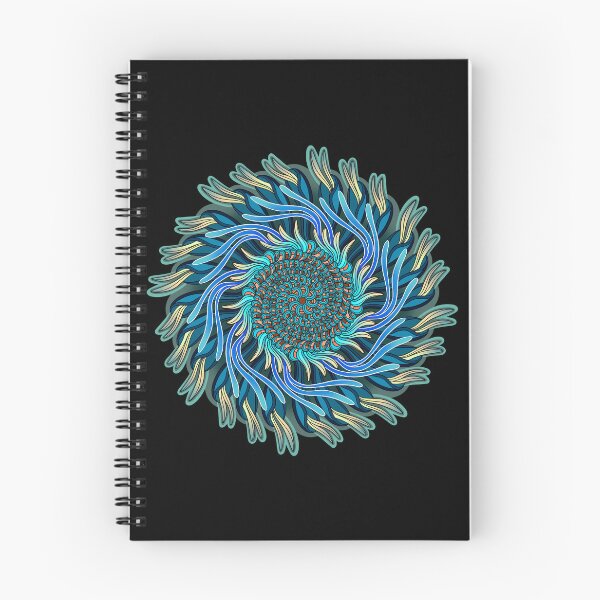Item preview, Abstract twisting floral mandala designed and sold by DaveDanchuk.