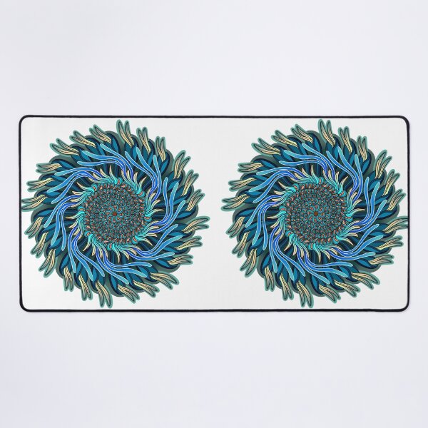 Item preview, Abstract twisting floral mandala designed and sold by DaveDanchuk.