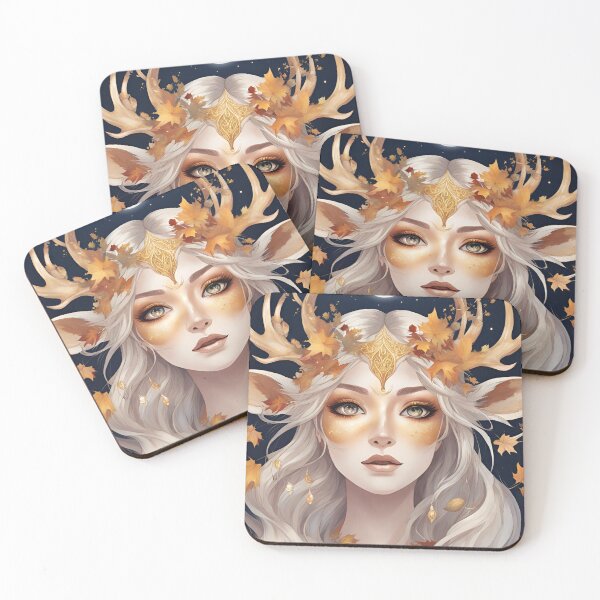 Item preview, Cute Anime-Inspired Deer Makeup for Halloween designed and sold by mi33x.