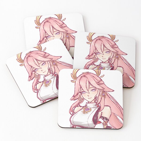 Item preview, Yae Miko illustration  designed and sold by MieepMieep.