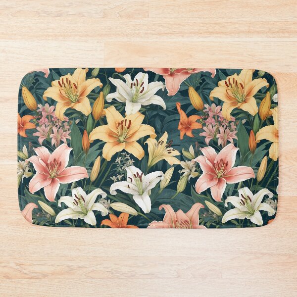 Item preview, Watercolor lilies and flowers designed and sold by Mnbvchou.