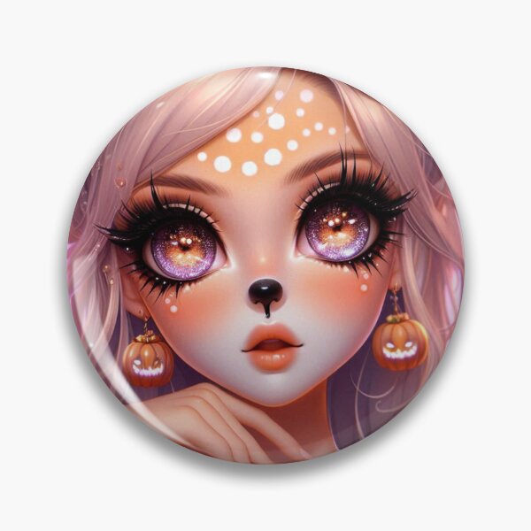 Item preview,  Cute Anime-Inspired Deer Makeup for Halloween designed and sold by mi33x.