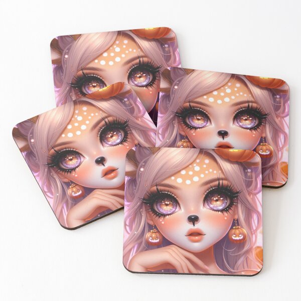 Item preview,  Cute Anime-Inspired Deer Makeup for Halloween designed and sold by mi33x.