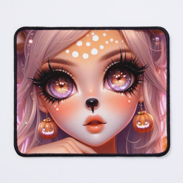 Item preview, Cute Anime-Inspired Deer Makeup for Halloween designed and sold by mi33x.