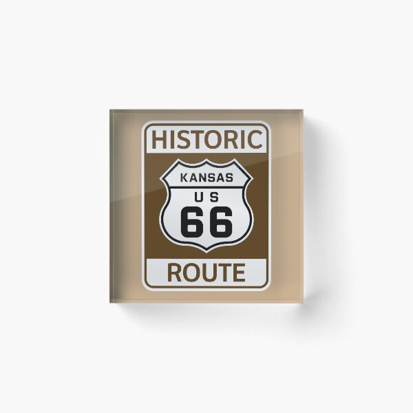 Artikelvorschau, Historische Route der US-Route 66 – Kansas entworfen und verkauft von travelwitheric.