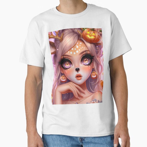 Item preview,  Cute Anime-Inspired Deer Makeup for Halloween designed and sold by mi33x.