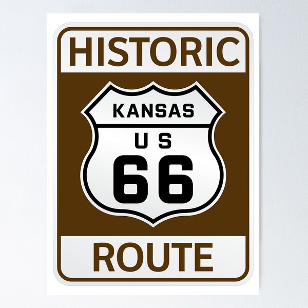Item preview, U.S. Route 66 Historic Route - Kansas designed and sold by travelwitheric.
