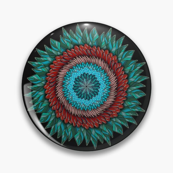 Item preview, floral wreath mandala with leaf frame designed and sold by DaveDanchuk.
