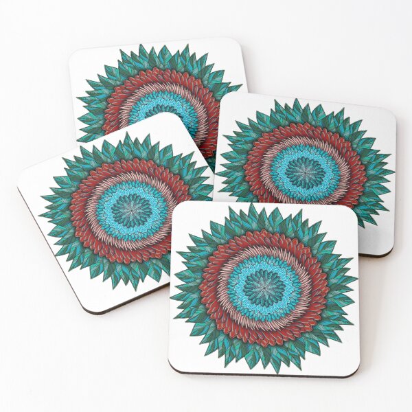 Item preview, floral wreath mandala with leaf frame designed and sold by DaveDanchuk.