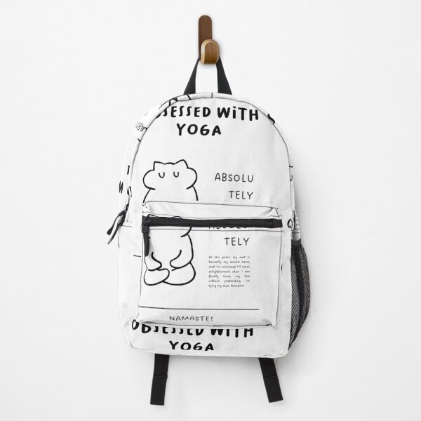 Item preview, "Obsessed with Yoga" | Yoga Cat Illustration designed and sold by RM-Journey.