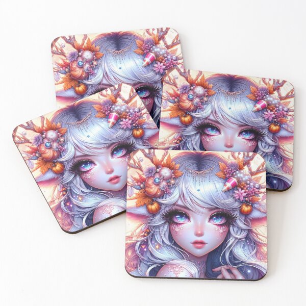 Item preview, Cute Anime-Inspired Deer Makeup for Halloween designed and sold by mi33x.