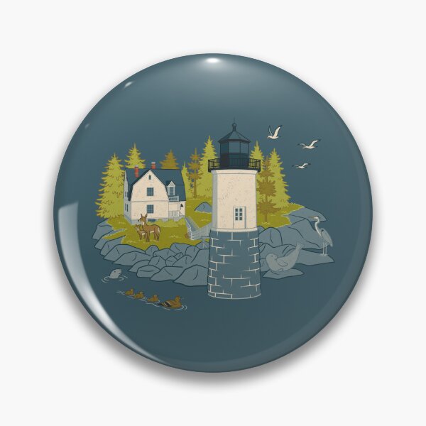 Item preview, Isle au Haut Light designed and sold by JadaFitch.