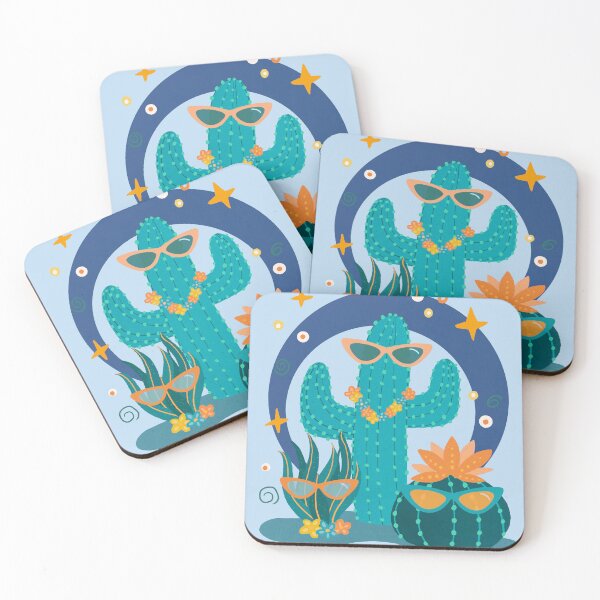 Item preview, Blue Cactus Fiesta designed and sold by Home Cyn Home.