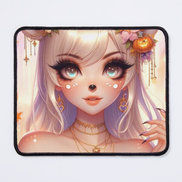 Item preview, Cute Anime-Inspired Deer Makeup for Halloween designed and sold by mi33x.