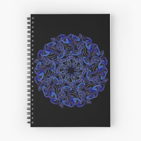 Item preview, Blue linked oval shaped mandala designed and sold by DaveDanchuk.