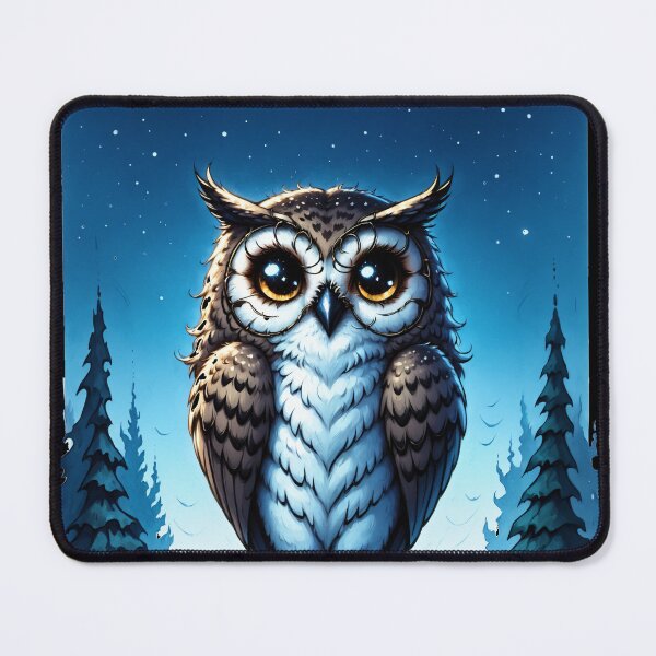 Item preview, Cosmic Owl Stargazing Scene designed and sold by Arcane Adorable.