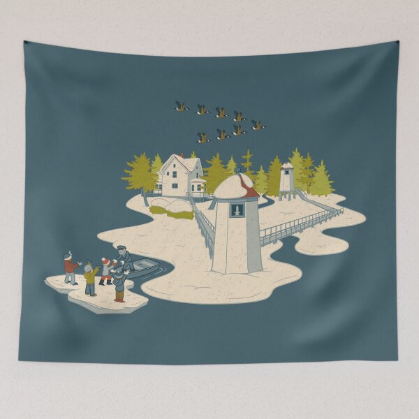 Item preview, Kennebec River Range Lights designed and sold by JadaFitch.