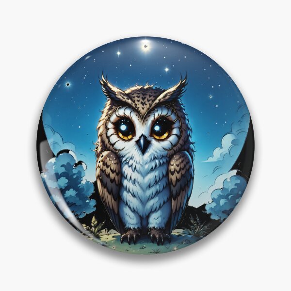 Item preview, Cosmic Owl Stargazing Scene designed and sold by Arcane  Adorable.