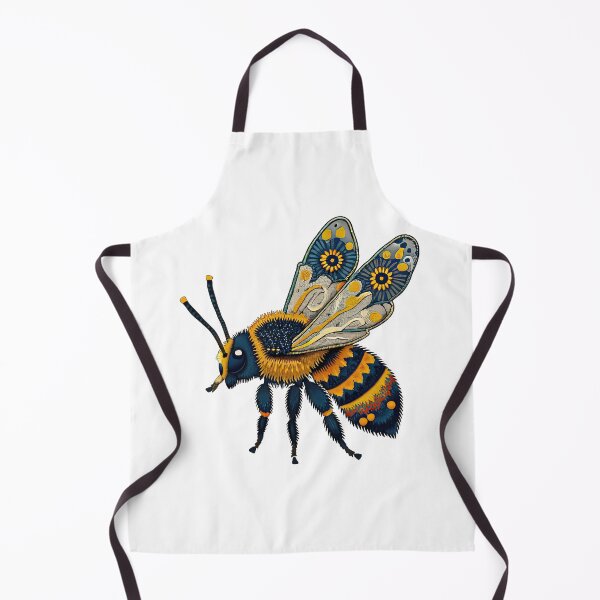 Item preview, Vibrant Blue and Yellow Bee Art designed and sold by Studio-g.