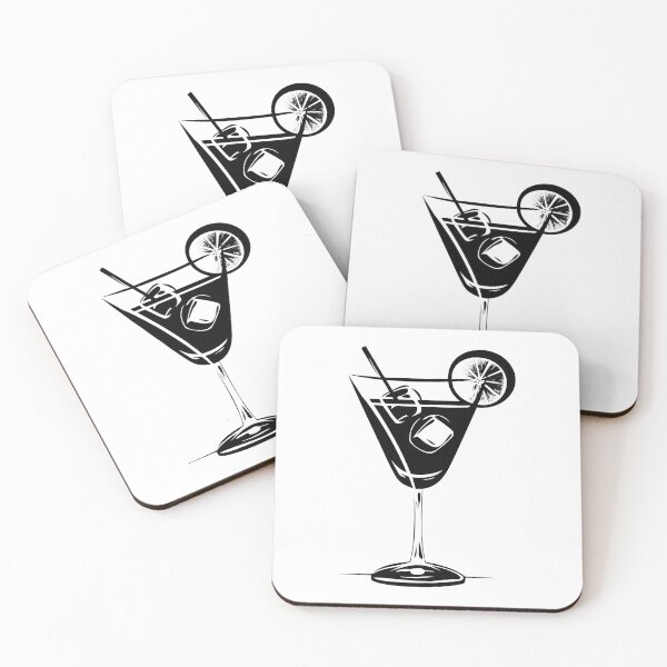 Item preview, Cocktail Iced Lemon Glass Bar Liquor Alcohol Rhum Vodka designed and sold by inkoutninja.