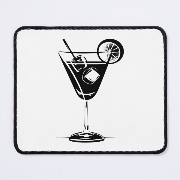 Item preview, Cocktail Iced Lemon Glass Bar Liquor Alcohol Rhum Vodka designed and sold by inkoutninja.