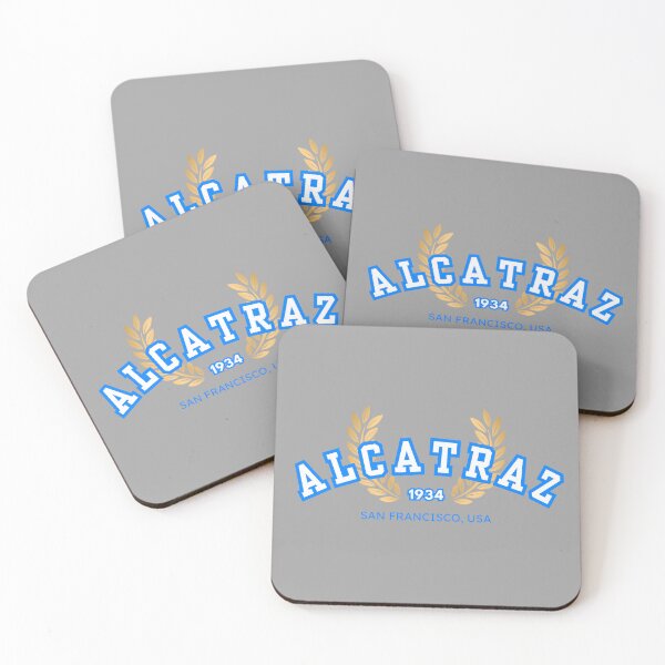 Item preview, Alcatraz Prison “Varsity,” White and Blue designed and sold by UNK-Fatigues.