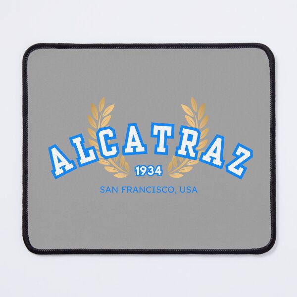 Item preview, Alcatraz Prison “Varsity,” White and Blue designed and sold by UNK-Fatigues.