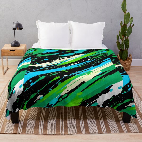 Aperçu de l'œuvre Paint Pattern Green Blue  créée et vendue par UZRWRLD .