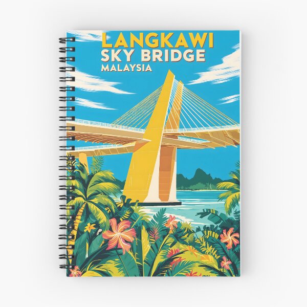 Artikelvorschau, Langkawi Sky Bridge Malaysia Vintage Reisetourismus entworfen und verkauft von TravelersGems.
