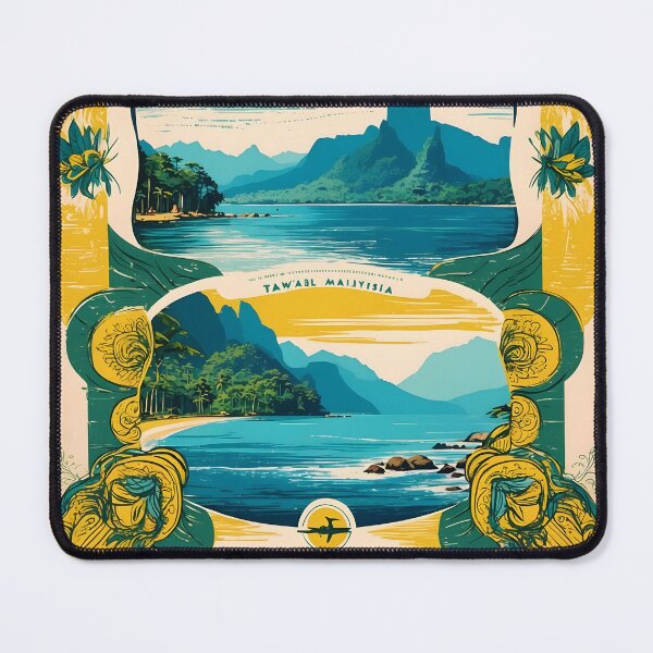 Item preview, Tawau Malaysia Vintage Travel Tourism designed and sold by TravelersGems.