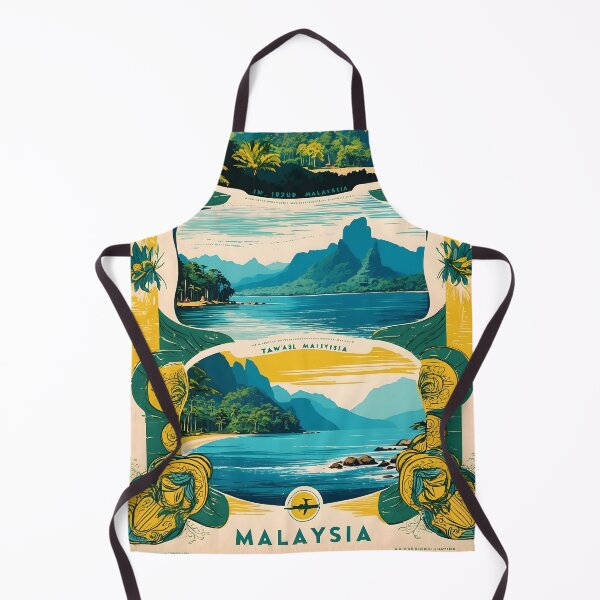 Item preview, Tawau Malaysia Vintage Travel Tourism designed and sold by TravelersGems.