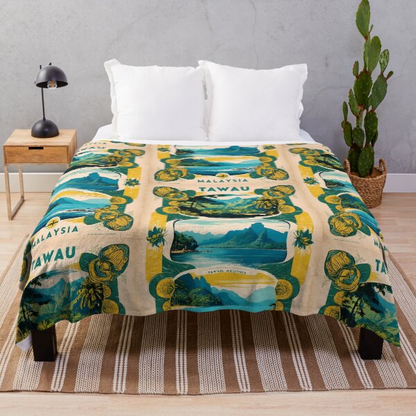 Item preview, Tawau Malaysia Vintage Travel Tourism designed and sold by TravelersGems.