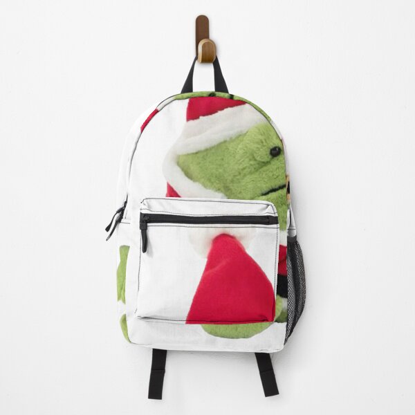 Item preview, Plush Green Frog Santa designed and sold by Maggie Elias.