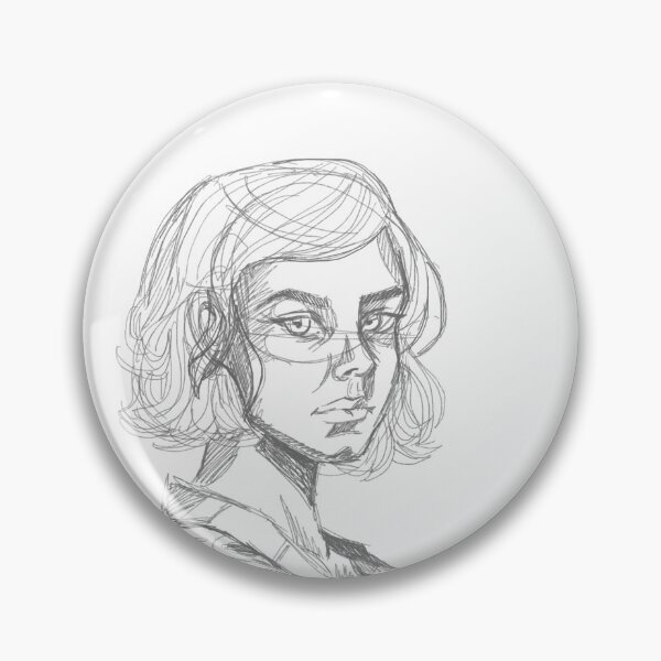 Artikelvorschau, Mädchenskizze (Inktober) entworfen und verkauft von Carly Powers.