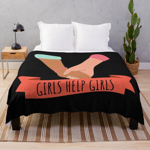 Item preview, Girls Help Girls Feminism Gender Equality Hold Hand designed and sold by BookishSerena.