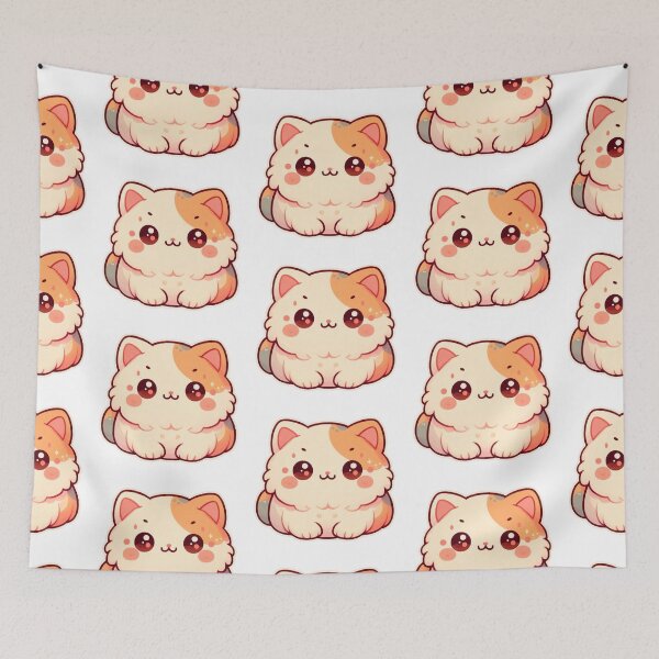 Item preview, Calico fluffy cat chibi designed and sold by ColorfulMouse.