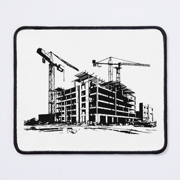 Item preview, Building Construction Site Tower Crane Steel Engineering designed and sold by inkoutninja.