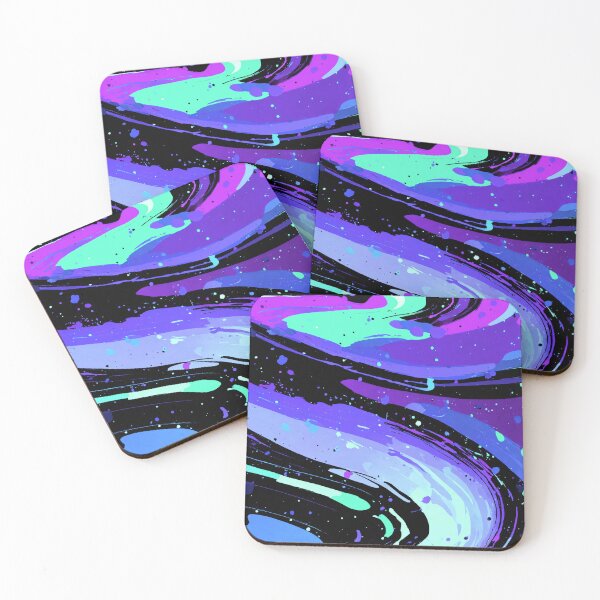 Aperçu de l'œuvre Paint Galaxy Abstract Pattern Purple  créée et vendue par UZRWRLD .
