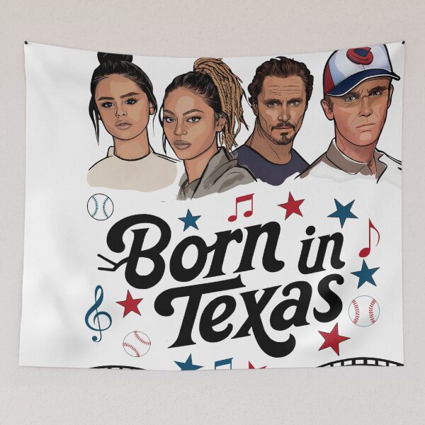 Item preview, Texas Legends: Born and Texas Stars designed and sold by Designfordream.
