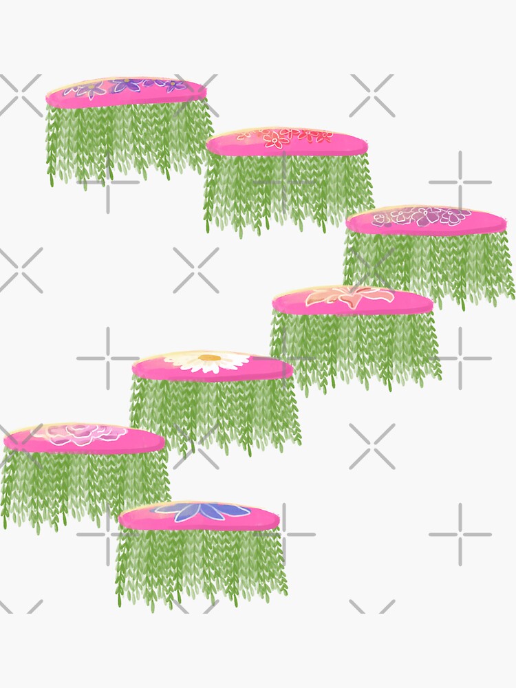 Thumbnail 3 von 3, Sticker, 12 Spielsteine mit tanzenden Prinzessinnen designt und verkauft von cranberryrose22.