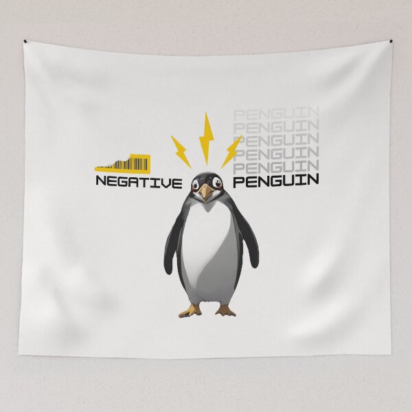 Item preview, Negative Penguin 2.0 designed and sold by pUNKnown.